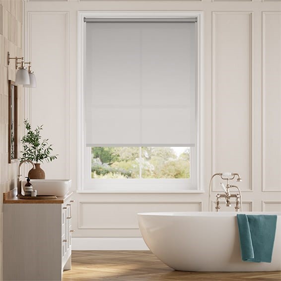 Electric Avalon Farmhouse Grey Roller Blind