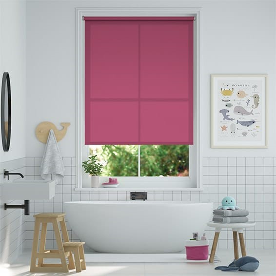 Electric Avalon Magenta Roller Blind