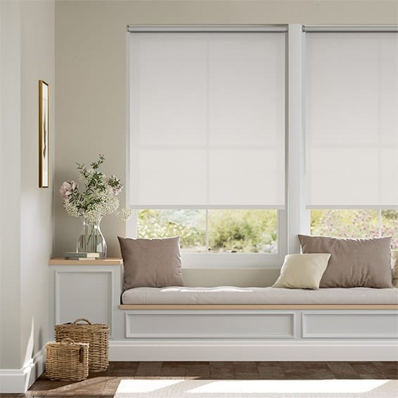 Electric Avalon Pebble Grey Roller Blind