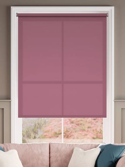 Electric Avalon Peony Pink Roller Blind thumbnail image