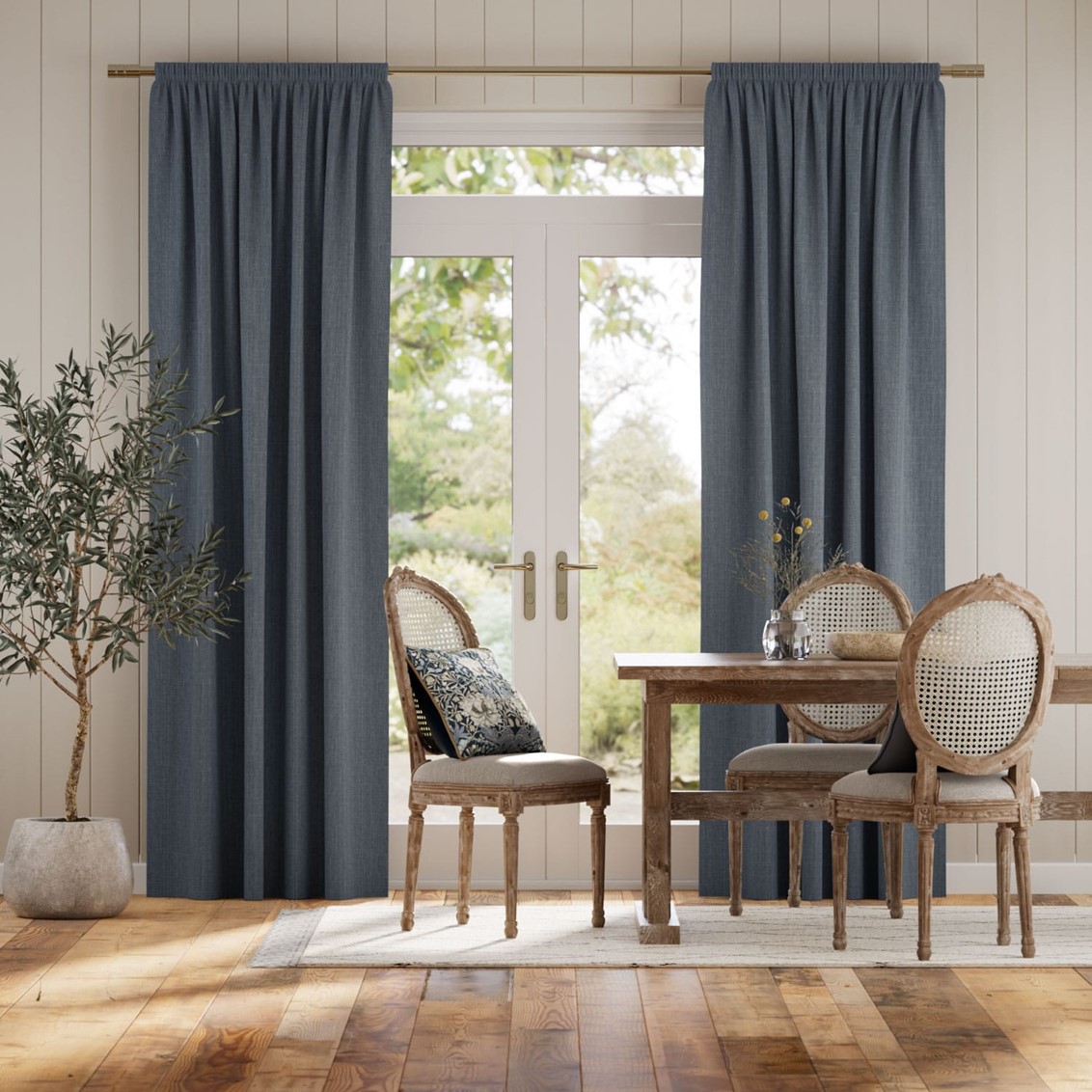 Averley Denim Curtains