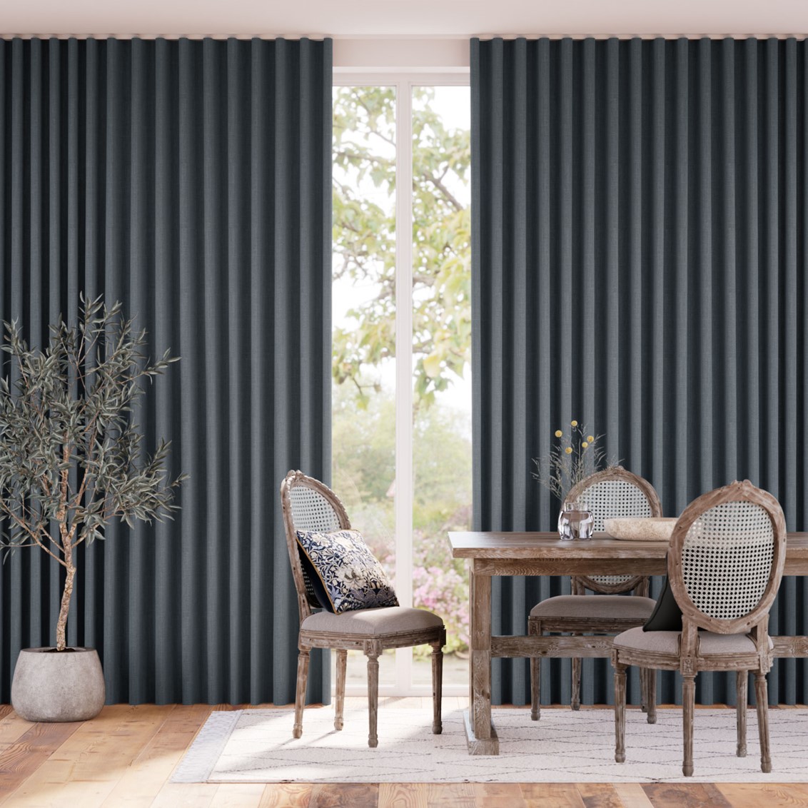 Averley Denim Curtains