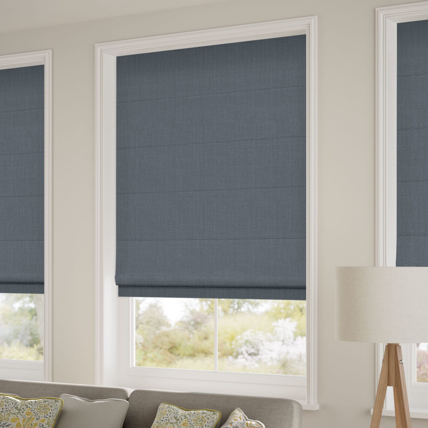 Averley Denim Roman Blind