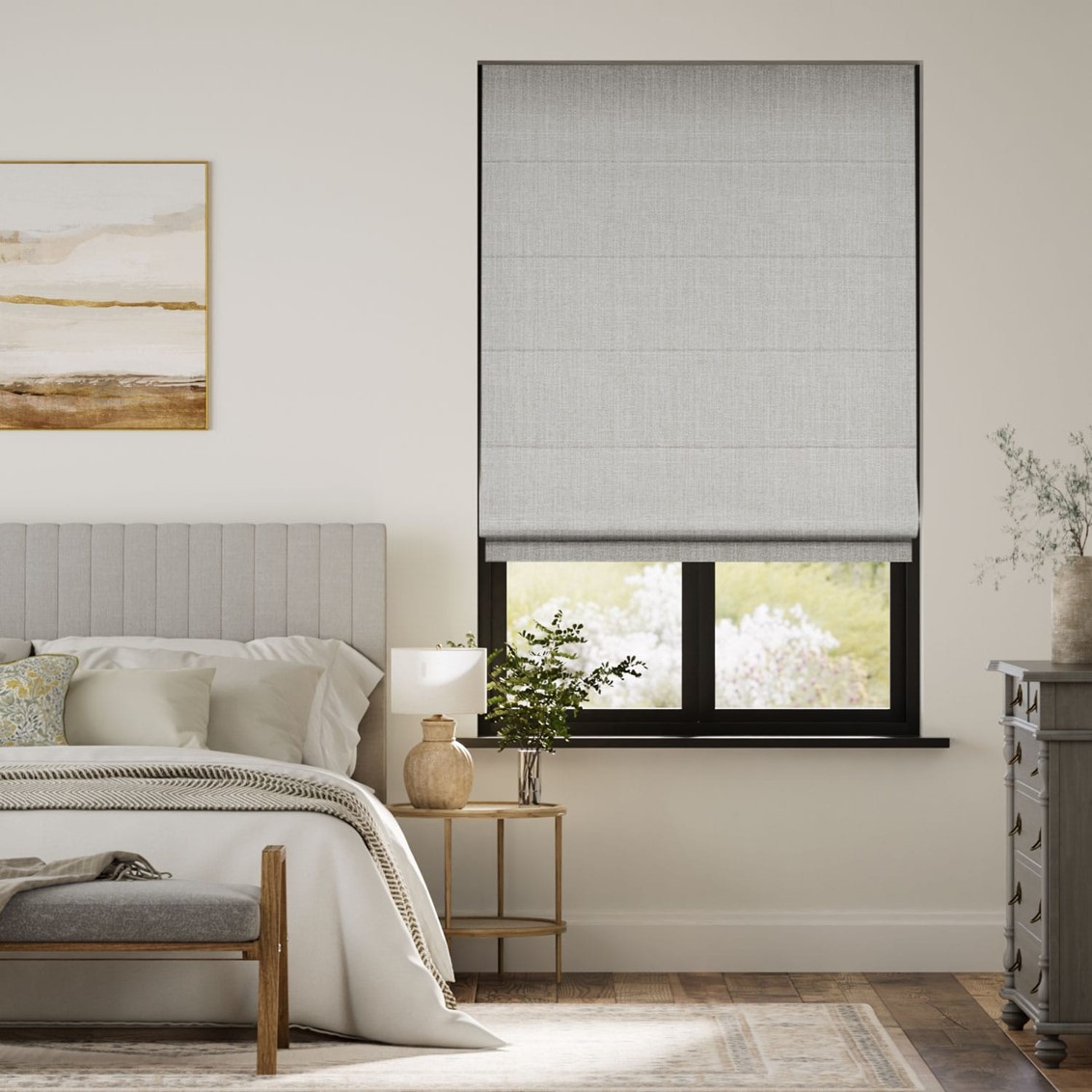 Averley Mist Roman Blind