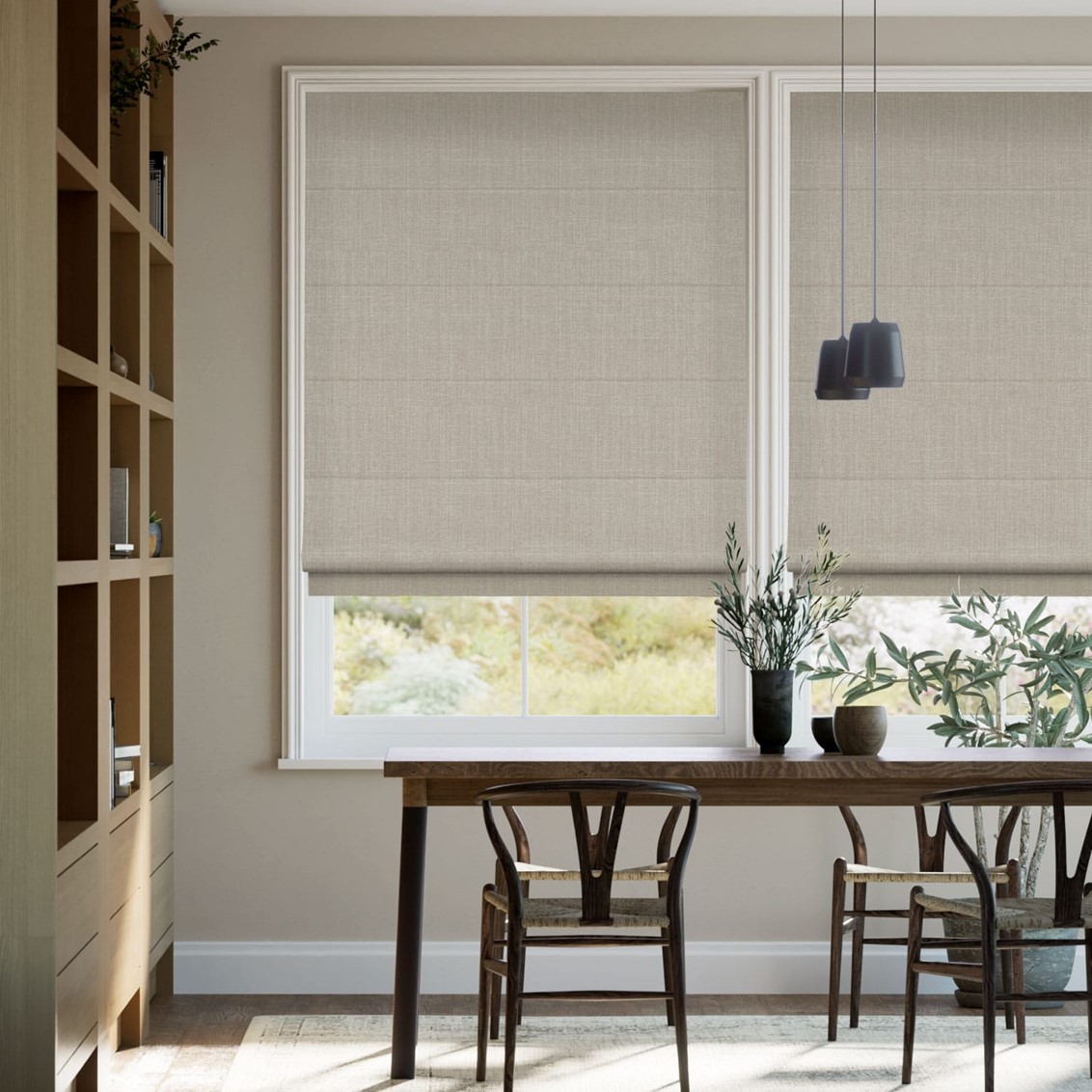 Averley Parchment Roman Blind