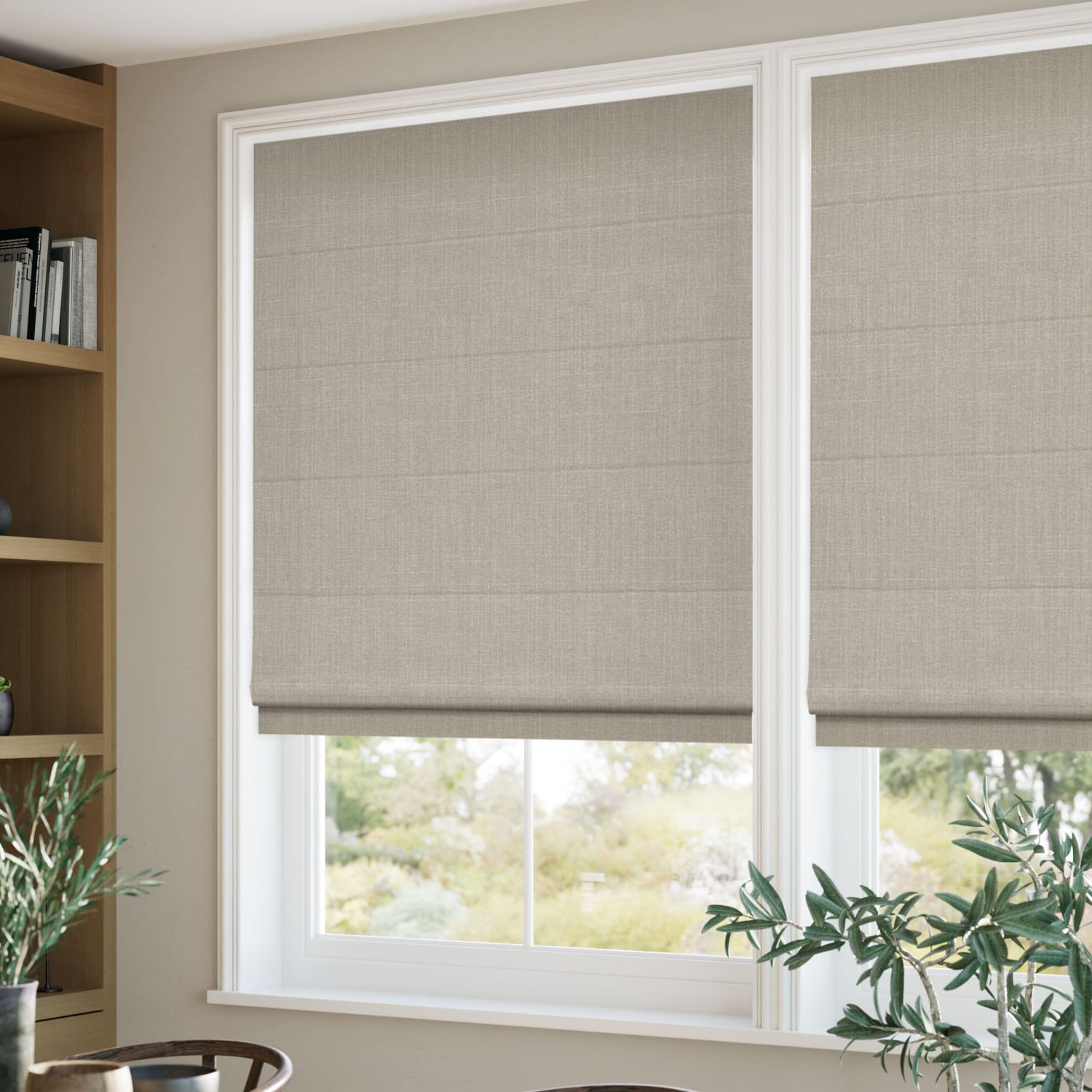 Averley Parchment Roman Blind