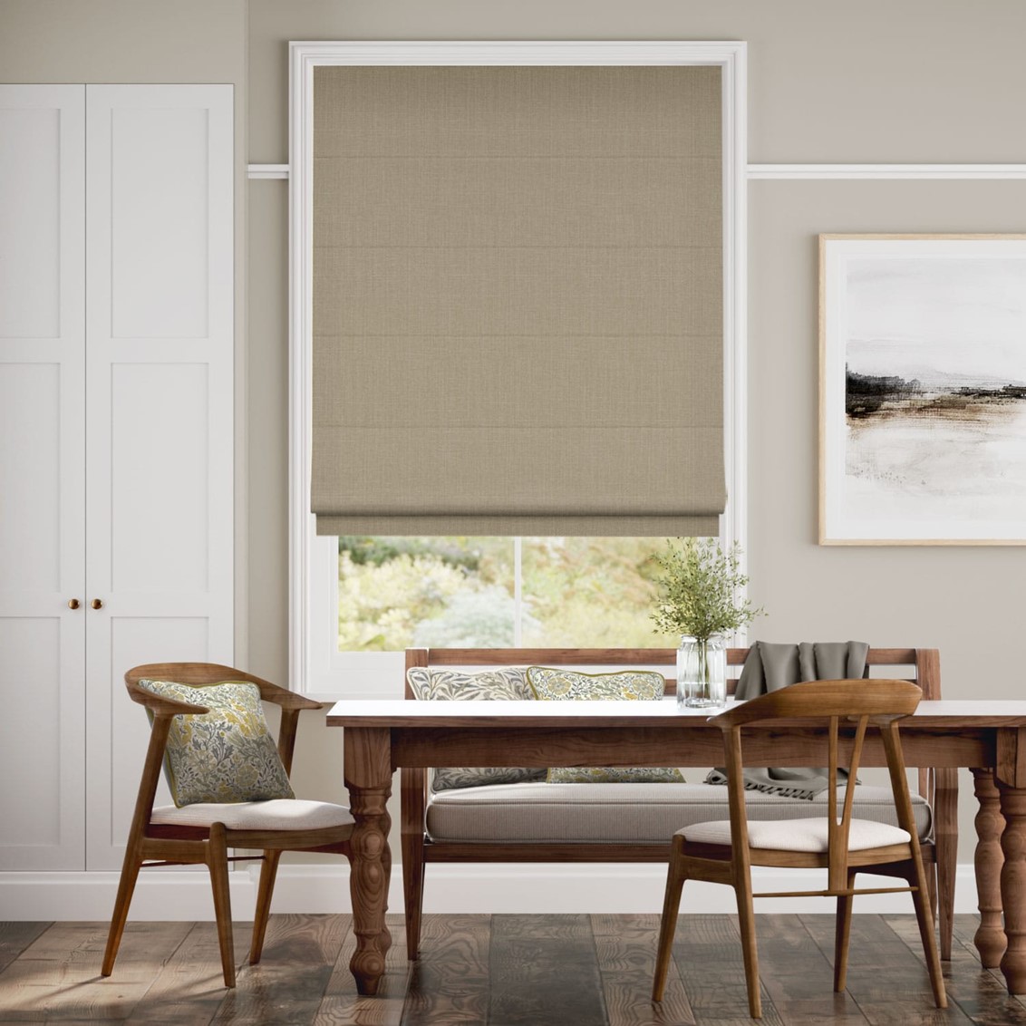 Averley Sand Roman Blind