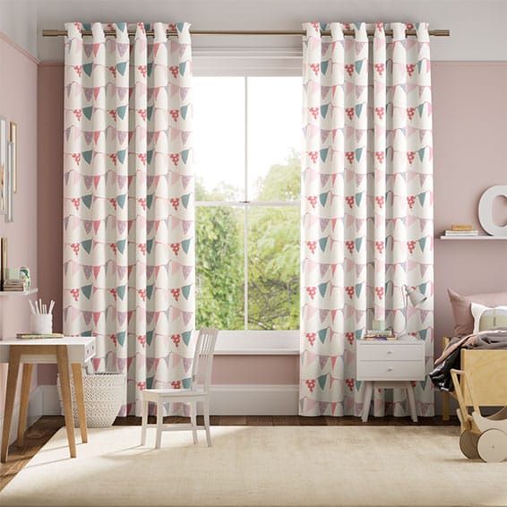Baby Bunting Dainty Pink Curtains