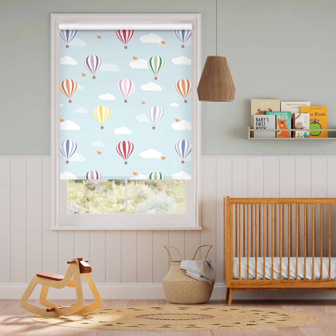 Balloons Flying High Blackout Roller Blind