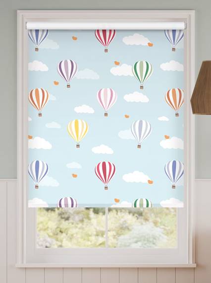 Twist2Go Balloons Flying High Blackout Roller Blind thumbnail image