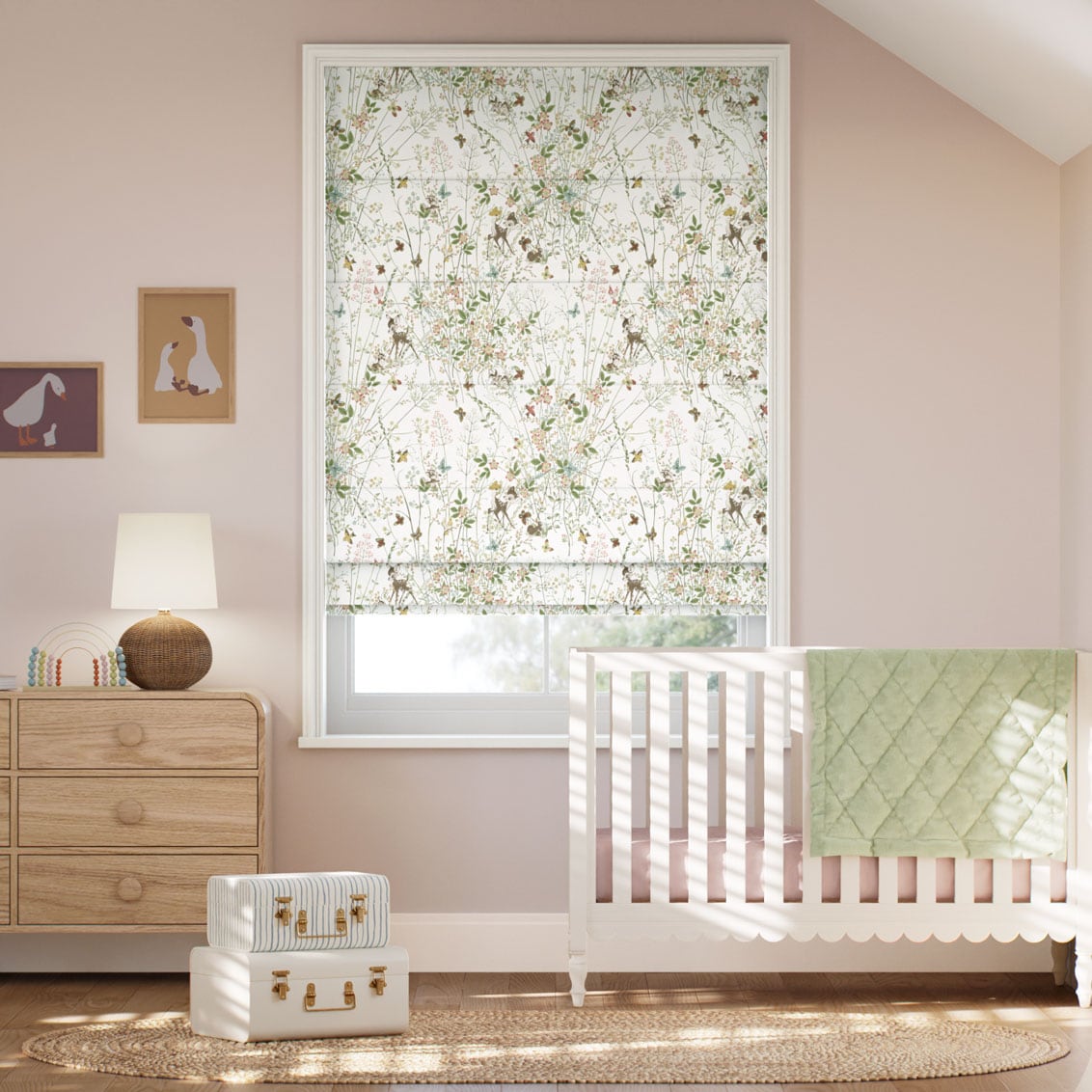 Bambi Daisy Roman Blind