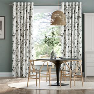 Bamboo Silhouette Graphite Curtains thumbnail image