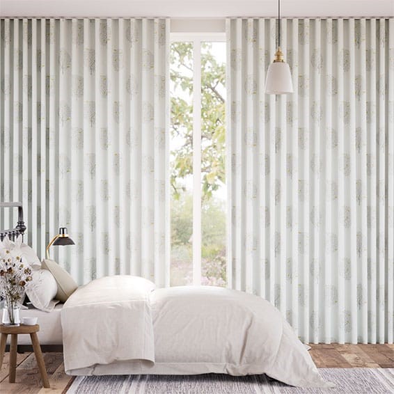 Bay Tree & Bird Parchment Curtains