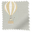 Bears & Balloons Mint Grey Curtains sample image