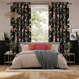 Bella Heron Midnight Curtains thumbnail image