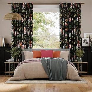 Bella Heron Midnight Curtains thumbnail image