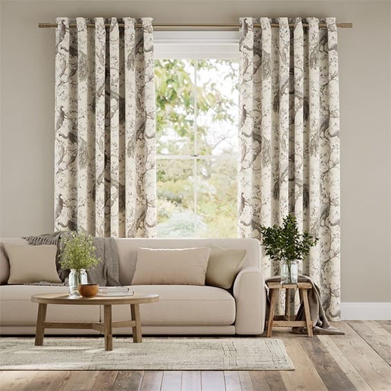 Belvedere Soft Truffle Curtains