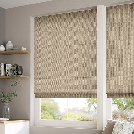 Berber Basket Beige Roman Blind