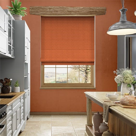 Berber Pumpkin Roman Blind