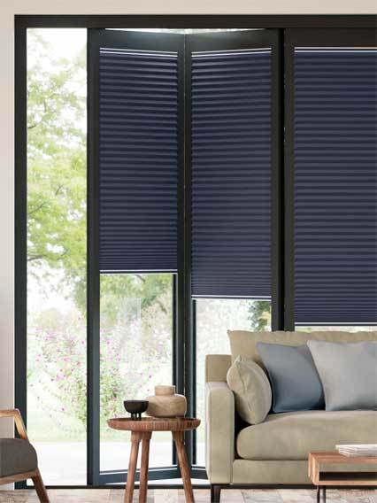 BiFold ClickFIT DuoShade Navy BiFold Pleated thumbnail image