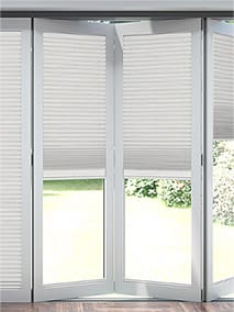 Perfect Fit Bi-Fold Pleated Door Blinds 