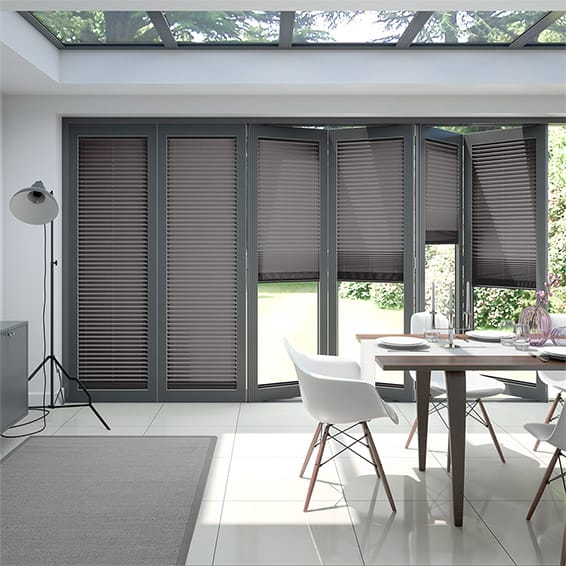 BiFold ClickFIT Storm Grey Pleated Blind