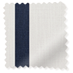 Bijou Linen Alabaster & Cavendish Navy swatch image