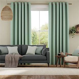 Bijou Linen Aqua Curtains thumbnail image