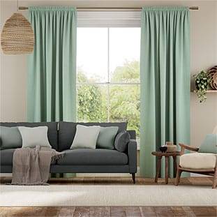 Bijou Linen Aqua Curtains thumbnail image