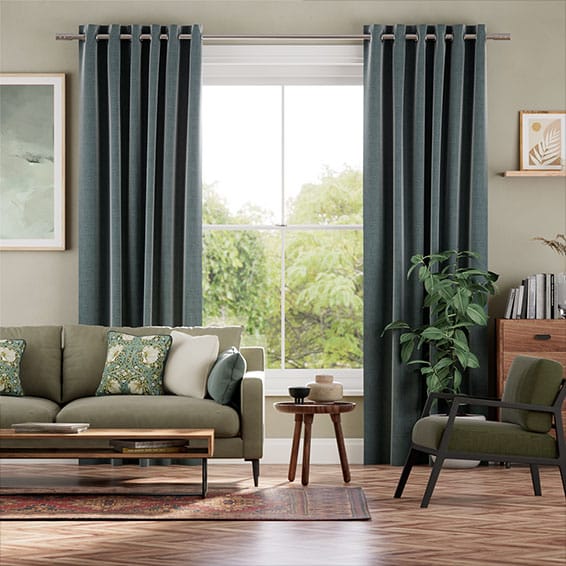 Bijou Linen Denim Curtains