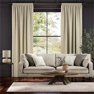 Bijou Linen Latte Curtains thumbnail image