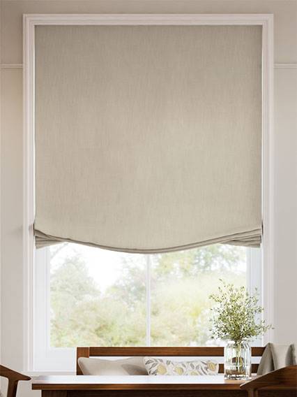 Bijou Linen Latte Roman Blind thumbnail image