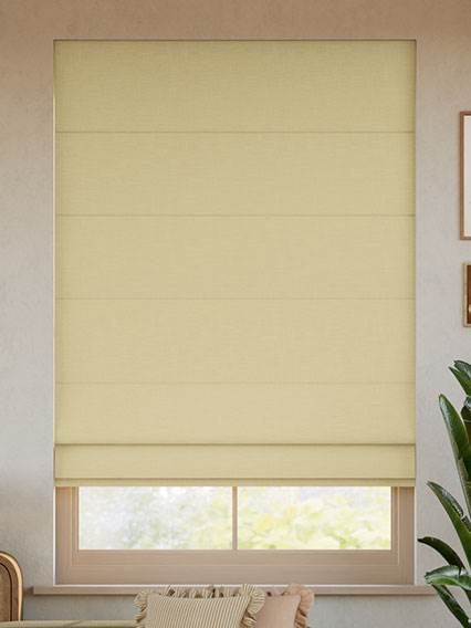 Bijou Linen Lemon Roman Blind thumbnail image