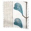 Bijou Linen Oatmeal & Chatsworth Cornflower Curtains sample image