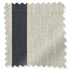 Bijou Linen Oatmeal & Indigo swatch image