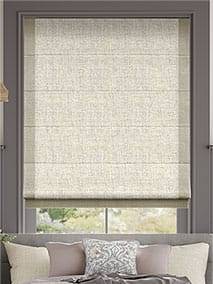 Bijou Linen Oatmeal & Latte Roman Blind thumbnail image