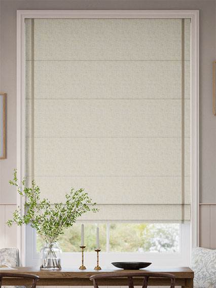 Bijou Linen Oatmeal & Linen Hopsack Roman Blind thumbnail image