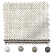 Bijou Linen Oatmeal & Pebble Roman Blind swatch image