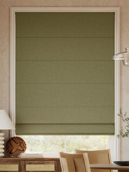 Bijou Linen Olive Roman Blind thumbnail image