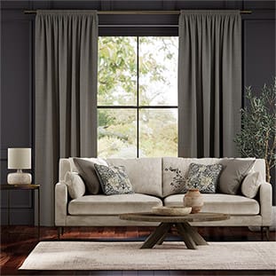 Bijou Linen Pewter Curtains thumbnail image