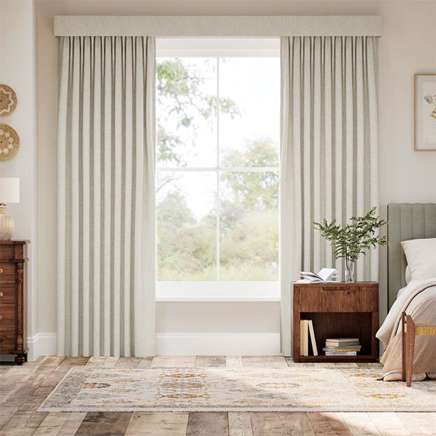 Complete Blackout Bijou Linen Oatmeal Total Blockout Curtain thumbnail image