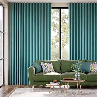 Bijou Linen Turquoise Curtains thumbnail image