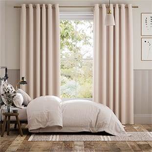 Bijou Linen Vintage Pink Curtains thumbnail image