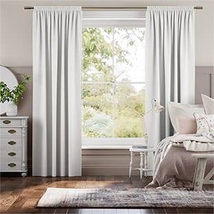 Bijou Linen White Curtains thumbnail image