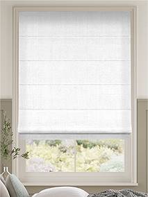 Bijou Linen White Roman Blind thumbnail image