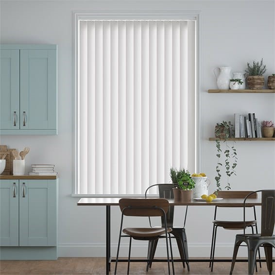 Bilbao White Vertical Blind