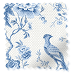 Bird Toile French Blue Curtains sample image