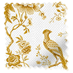 Bird Toile Gold Curtains swatch image