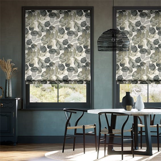 Blakely Linen Vintage Vapour Grey Roman Blind