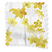 Blossom Yellow Roman Blind sample image